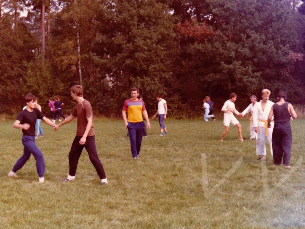 TJ Mládí Praha camp  Klánovice 1987 