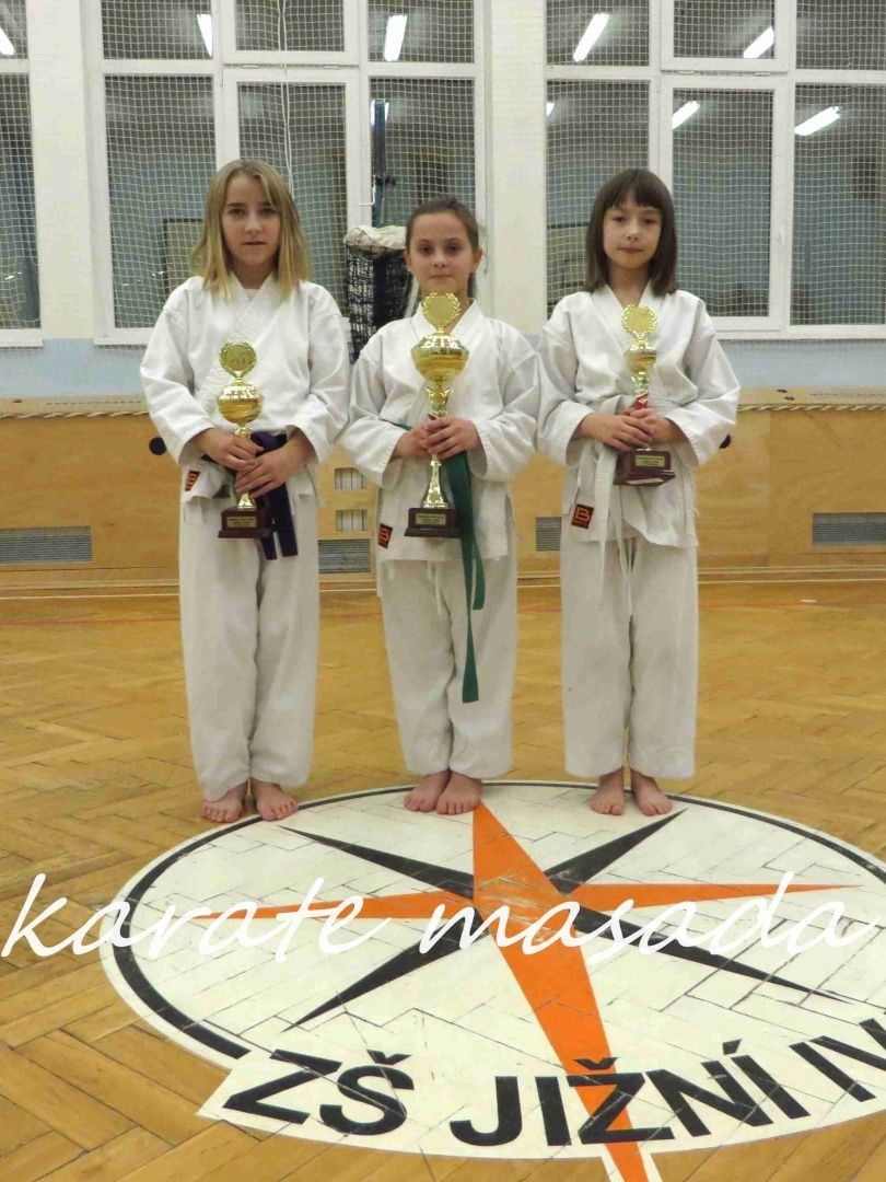 MASADA Cup 2014 - 1.Kája, 2.Petra, 3. Vilma