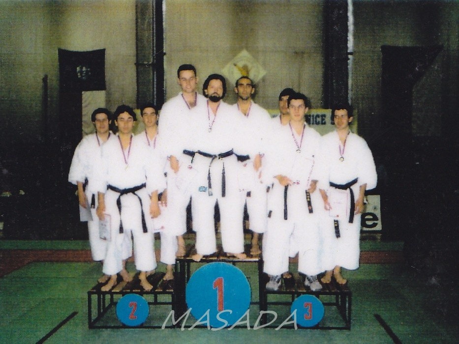 MČR Kopřivnice senioři / kata team 2. Moric, Nováček, Kvarda