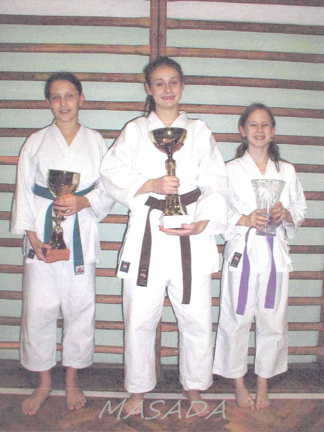 MASADA Cup / 1.Arnsteinová, 2.Lafatová, 3.Nováková