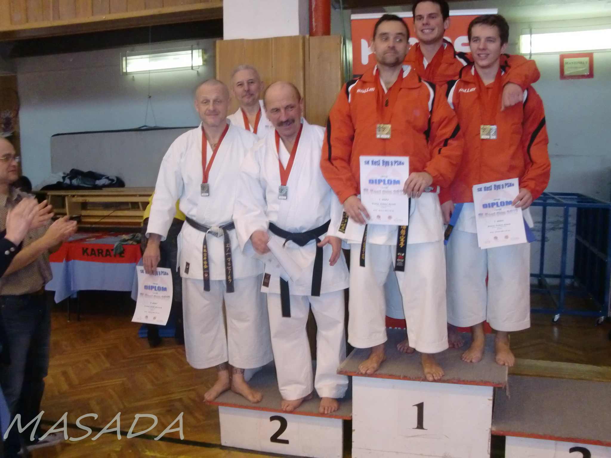 Kata tým masters - 2. místo, Marvánek, Čtvrtek,Horák